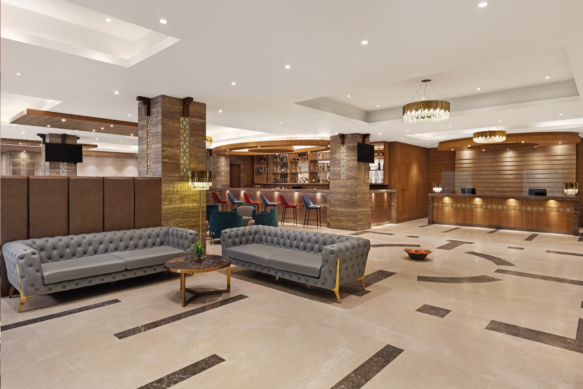 Image of Ramada Hotel Lobby chairs